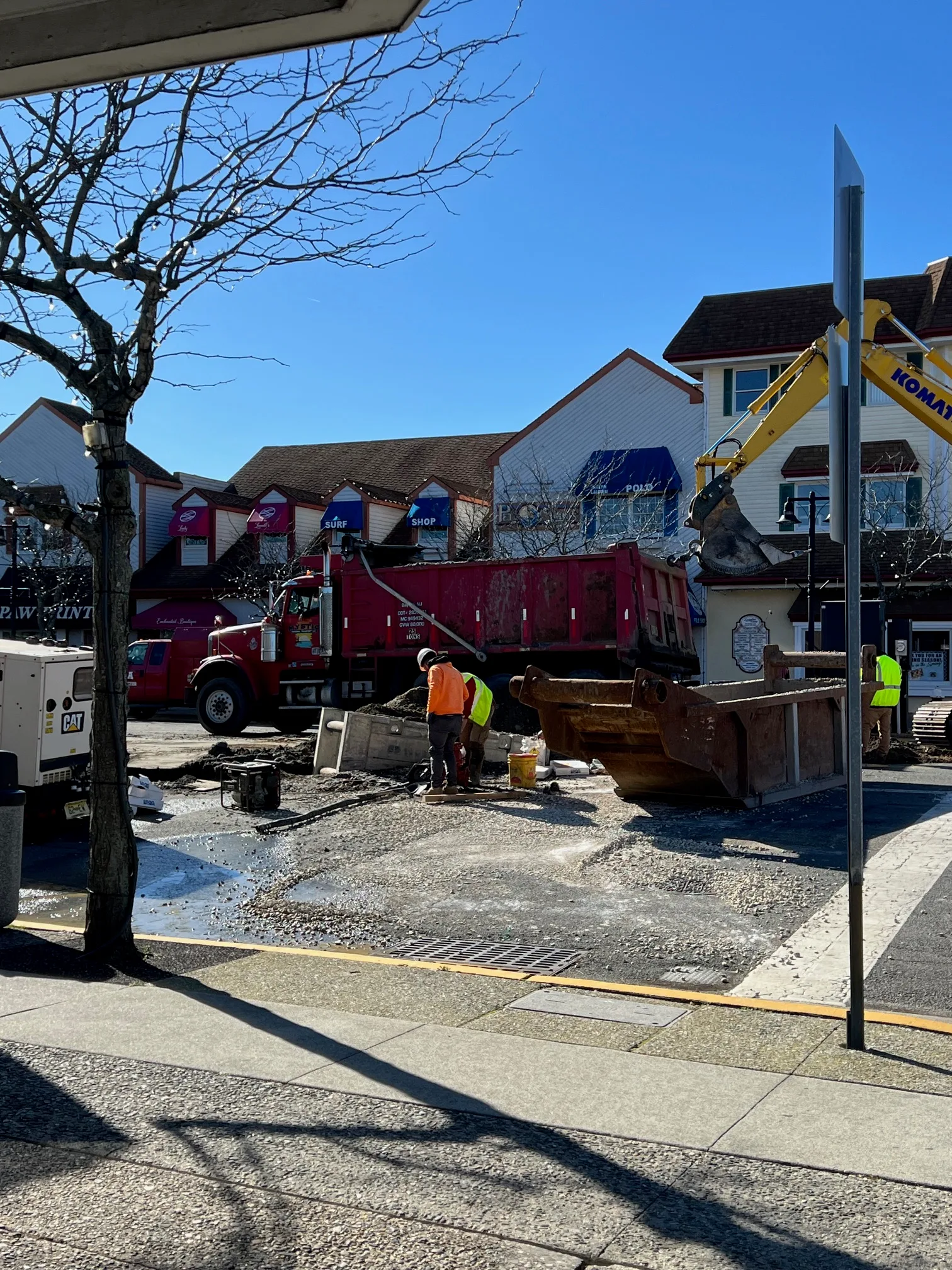 Work on 96th Street in Stone Harbor continues through February.