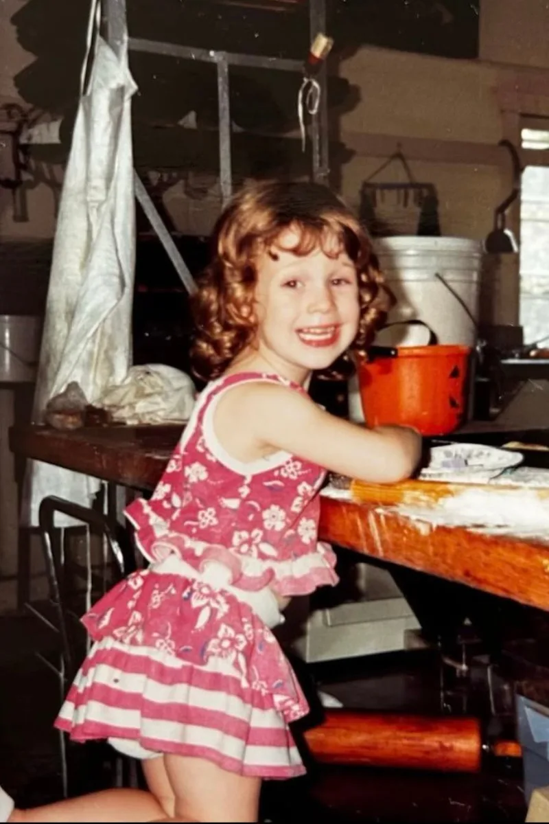 Maeve McNamara at a bakery counter.