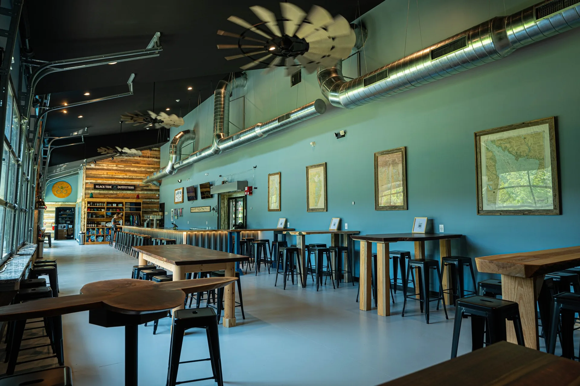 Slack Tide's new 2,000 sq. ft. tasting room.