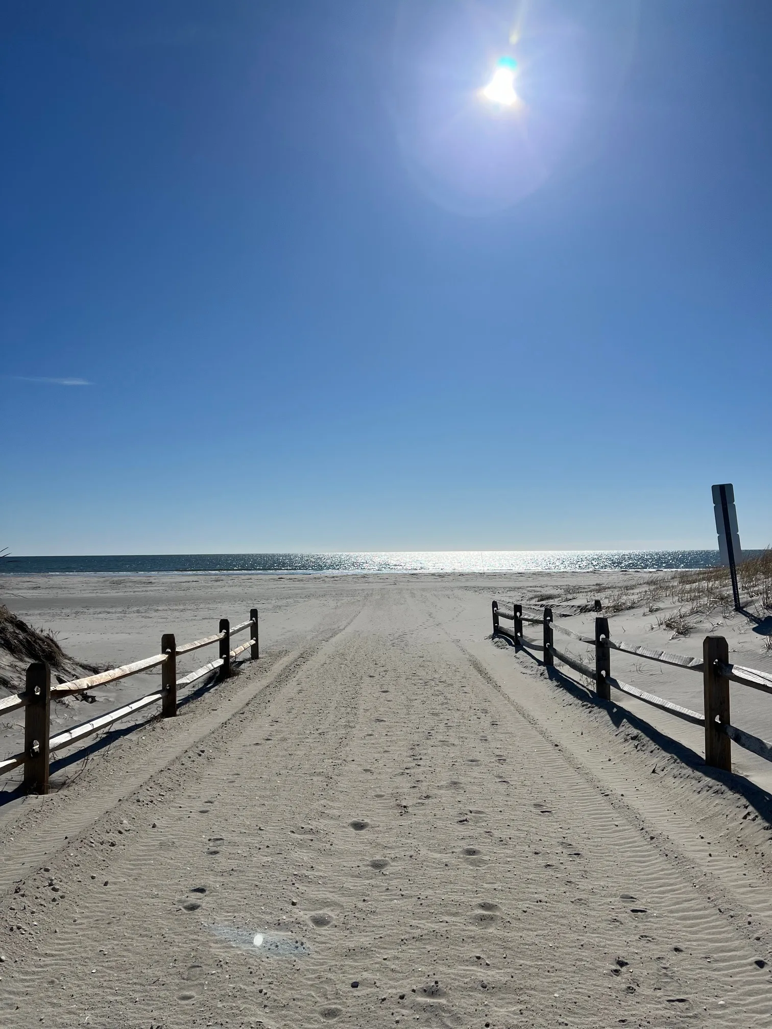 Beach path entrance